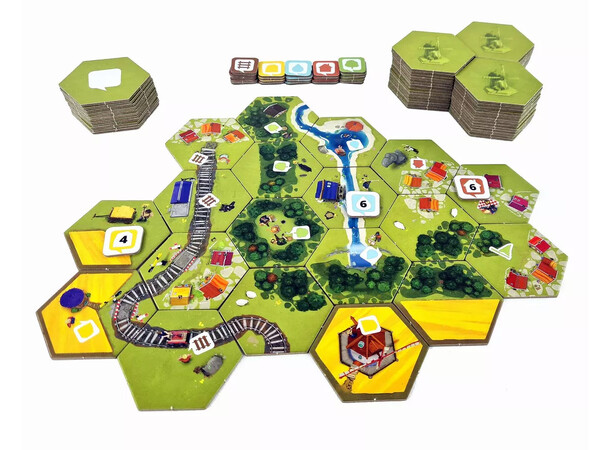 Dorfromantik The Board Game Brädspel Svensk utgåva 