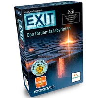 EXIT 15 Den Fördömda Labyrinten Brädspel Svensk utgåva