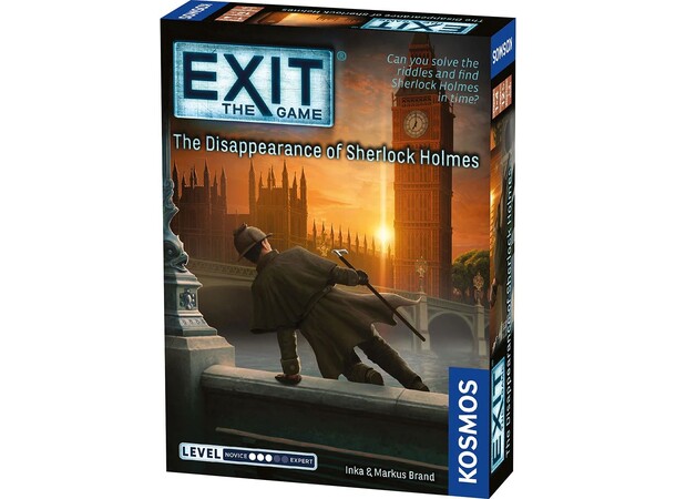 EXIT Disappearance Sherlock Brädspel The Disappearance of Sherlock Holmes 