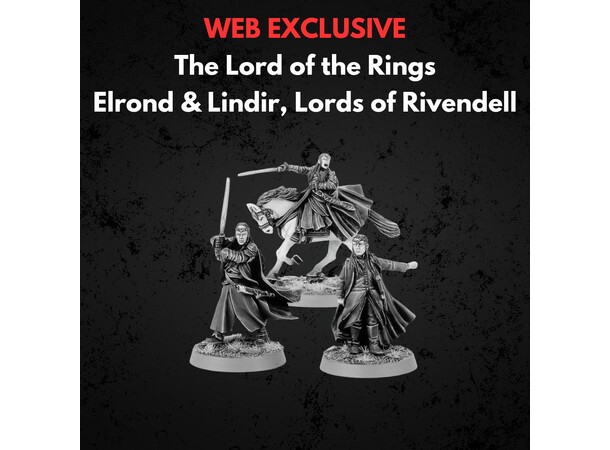 Elrond & Lindir Lords of Rivendell Middle-earth Strategy Battle Game 