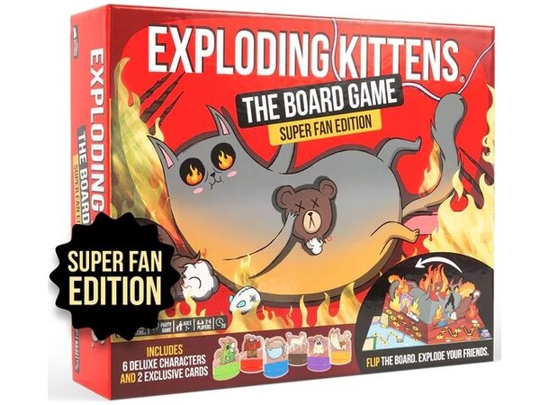 Exploding Kittens Board Game Super Fan Super Fan Edition 