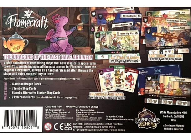 Flamecraft Dragons of the Past Expansion Expansion till Flamecraft 