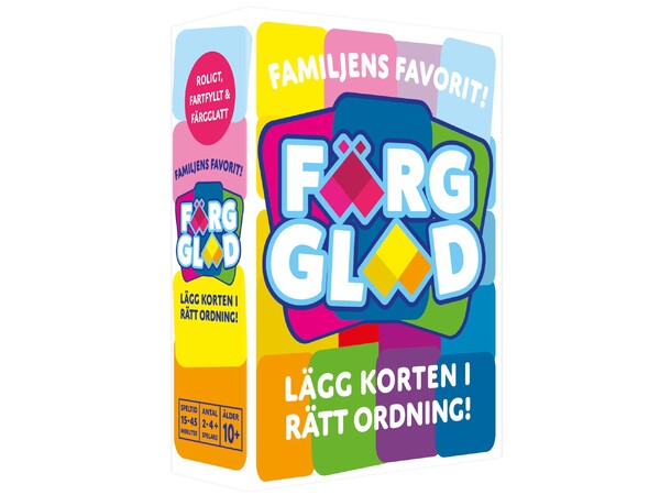 Färgglad Partyspel Svensk utgåva 