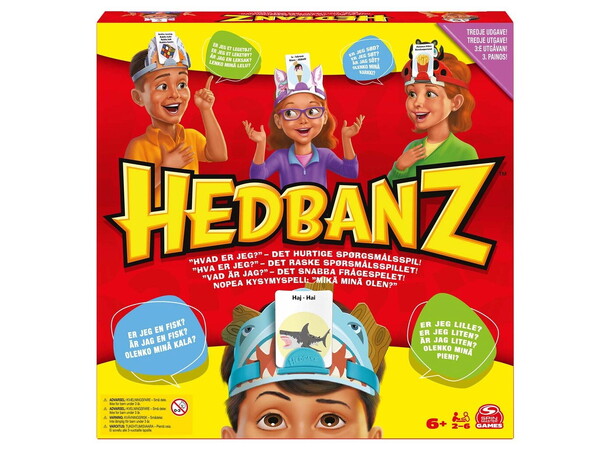 Hedbanz Brädspel Svensk utgåva 