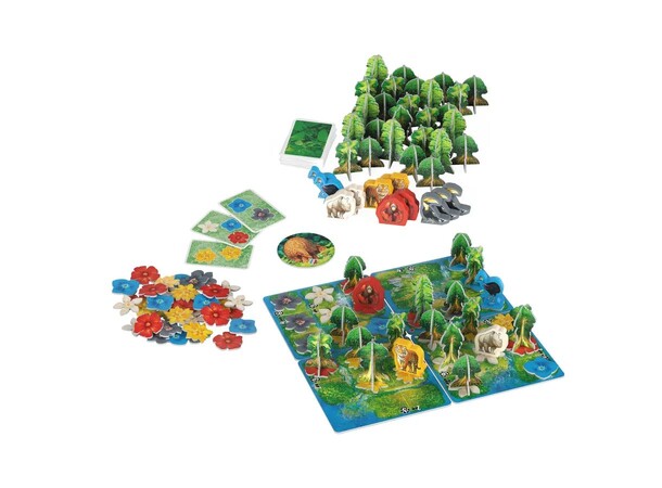 Hutan Life in the Rainforest Brädspel Svensk utgåva 