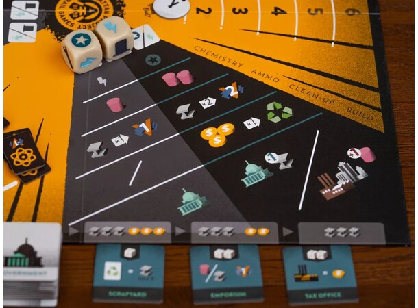 Manhattan Project War Machine Brädspel 