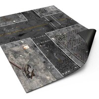 Neoprene Mat 22x32 Ground Zero District Green Stuff World - 56 x 76 cm