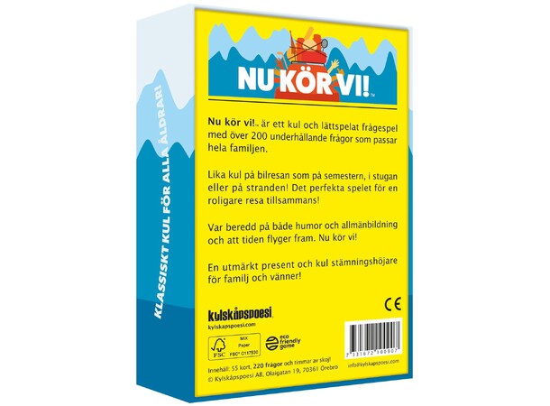 Nu kör vi Partyspel Svensk utgåva 