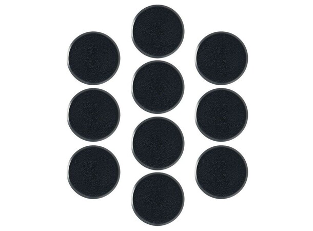 Plastbaser Svart Rund - 28.5mm (10 st) Citadel 