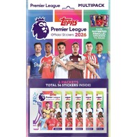 Premier League 2026 Sticker Multipack Topps Official Stickers