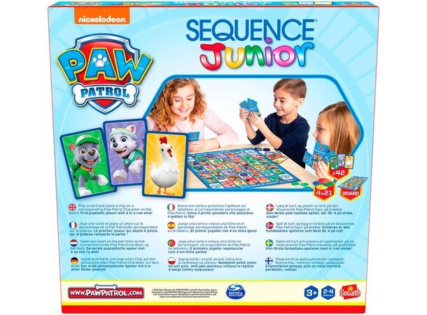 Sequence Junior Paw Patrol Brädspel Svensk utgåva 