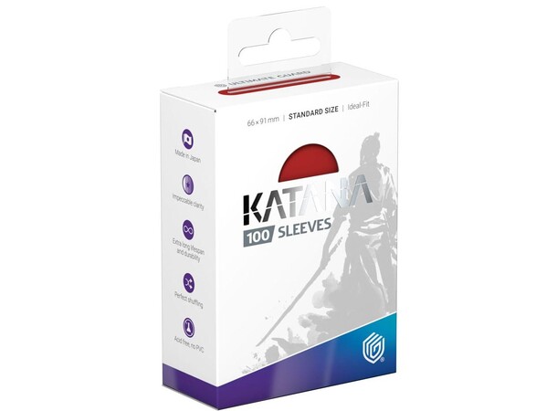 Sleeves Katana Rising Sun x100 66x91 Ultimate Guard Kortskydd/DeckProtect 