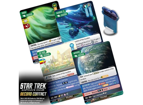 Star Trek Captains Chair Second Contact Expansion till Star Trek Captain's Chair 