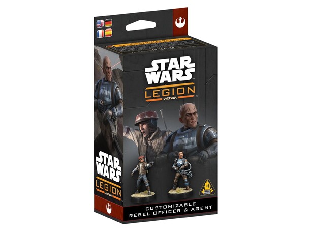Star Wars Legion Customizable Rebel Officer & Agent 