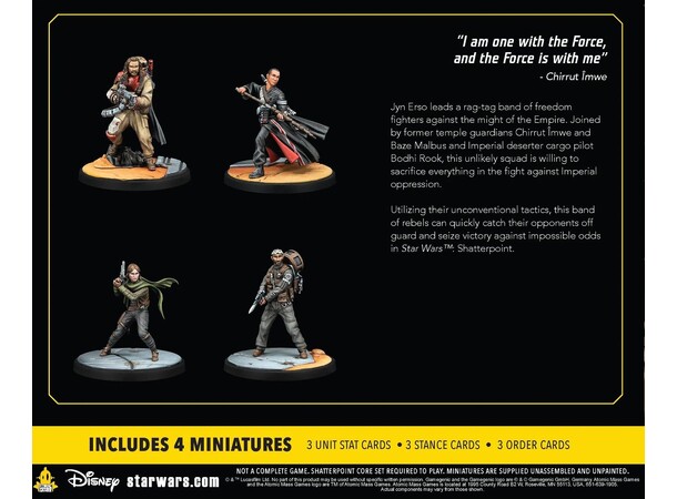 Star Wars Shatterpoint This is Rogue One Squad Pack till Star Wars Shatterpoint 