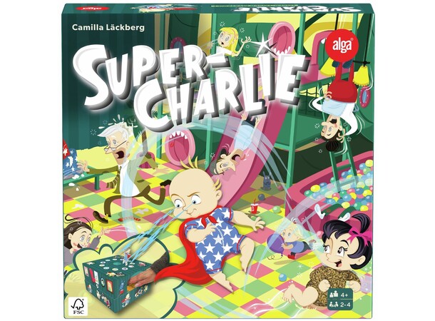 Super Charlie Brädspel Svensk utgåva 