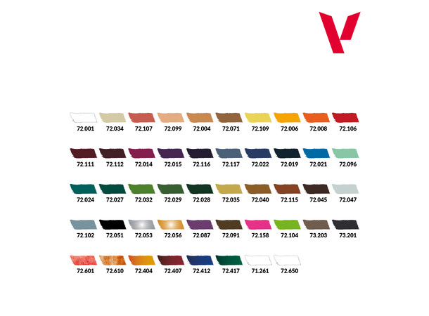 Vallejo Inspiration Color Set 