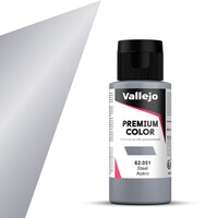 Vallejo Premium Steel 60ml Premium Airbrush Color