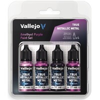 Vallejo True Metallic Set Amethyst Purple - True Metallic Metal