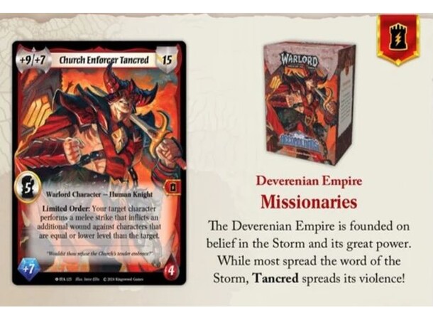 Warlord Deverenian Empire Starter Deck Saga of the Storm Into the Accordlands 