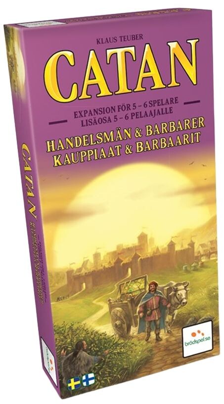 Catan Expansion - Handelsmän 5-6 Handelsmän & Barbarer - Svensk utgåva