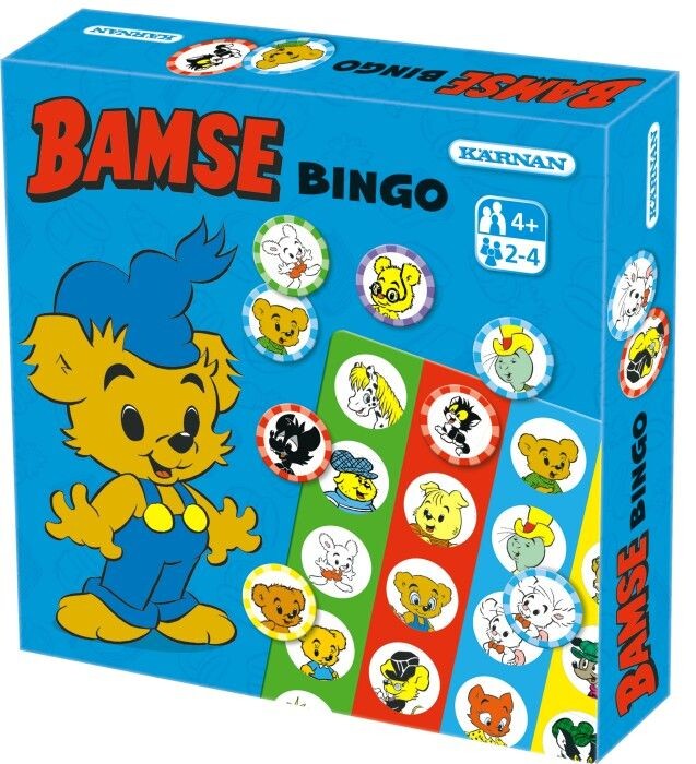 Bamse Bingo Brädspel Svensk utgåva
