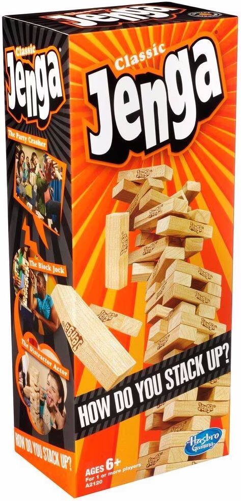 Jenga Brädspel Svensk 2025 utgåva