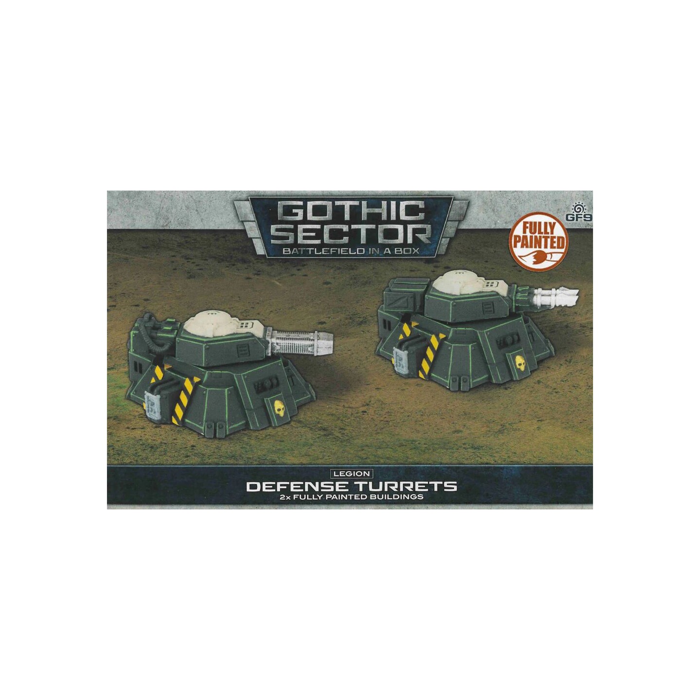 Terräng Legion Defense Turrets Battlefield in a Box - Gothic Sector