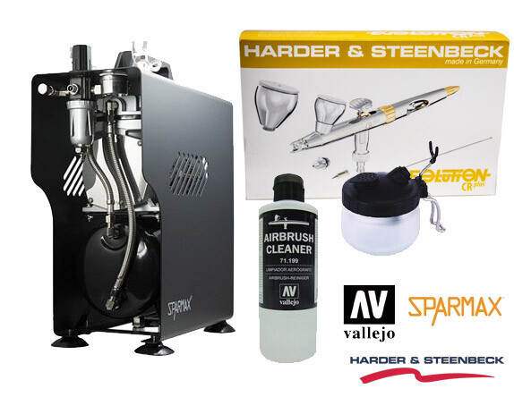 Airbrush Startpaket PROFF - Komplett Allt du behöver för att komma igång