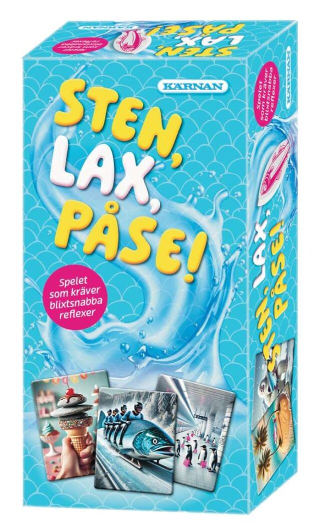 Sten lax påse Partyspel Svensk utgåva