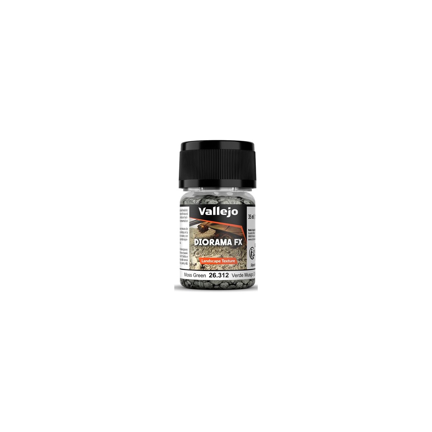 Vallejo Diorama FX Moss Green 2-5mm Landscape Texture - 35ml