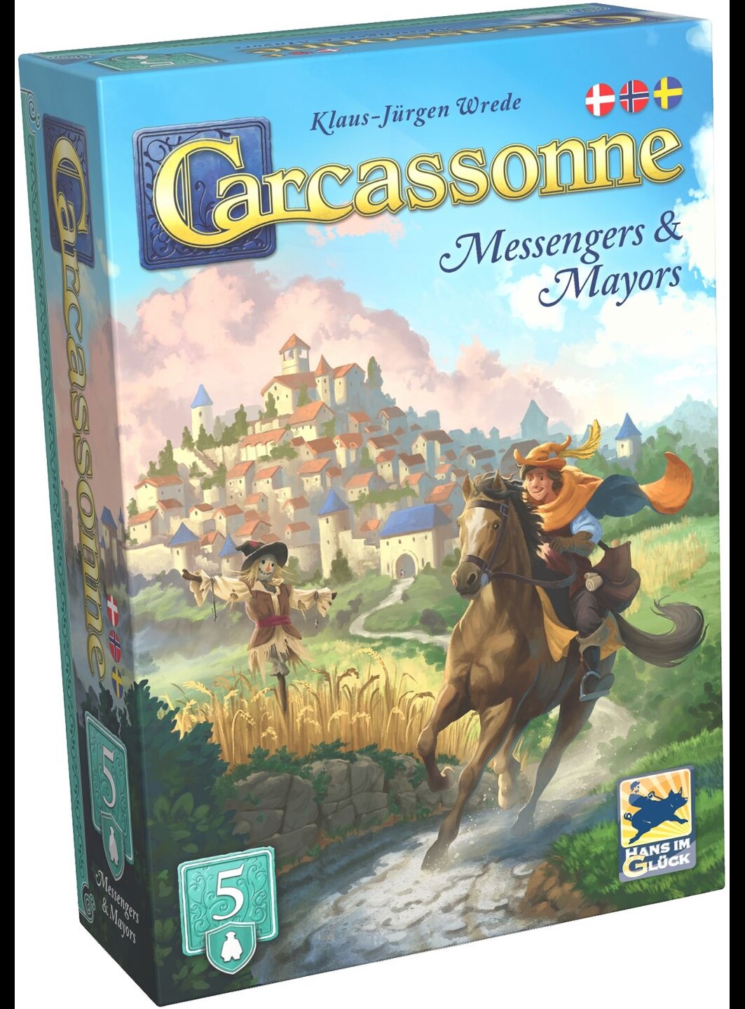 Carcassonne Messengers & Mayors Exp Svensk utgåva