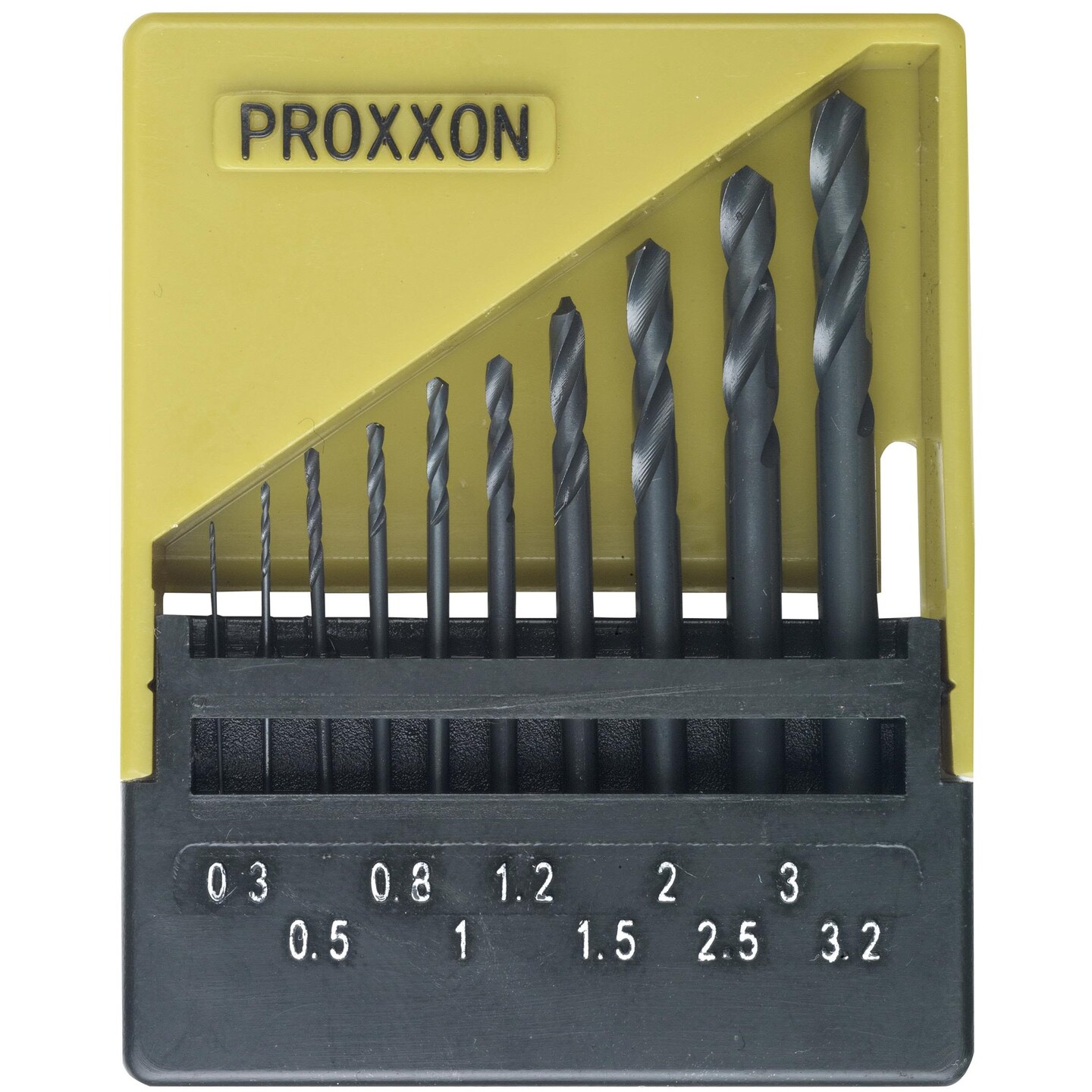 Proxxon Borsett 10stk 0,3-3,2mm