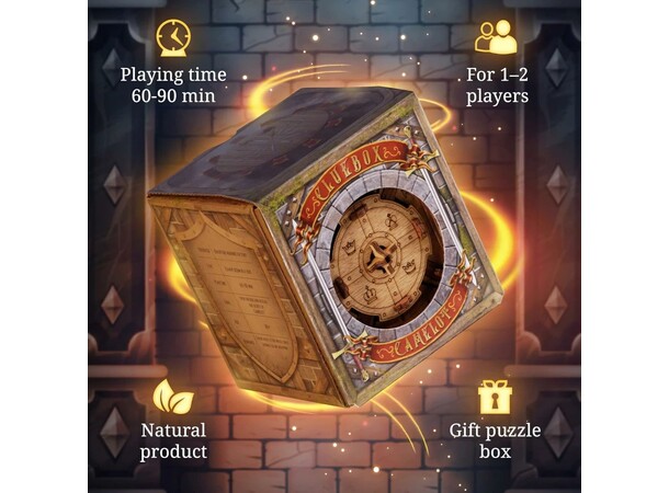 Cluebox Trial of Camelot Escape Room in a Box 