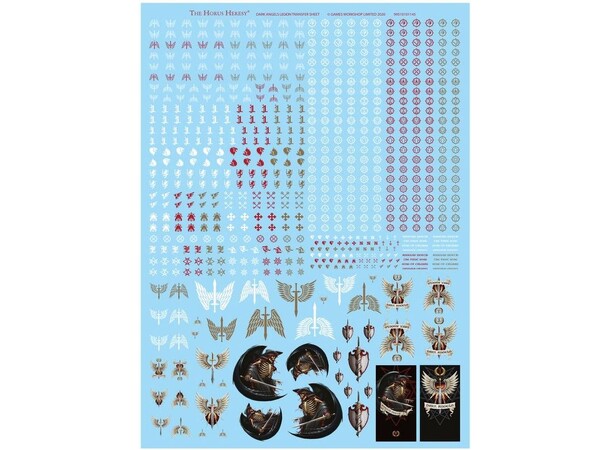 Dark Angels Transfer Sheet The Horus Heresy 