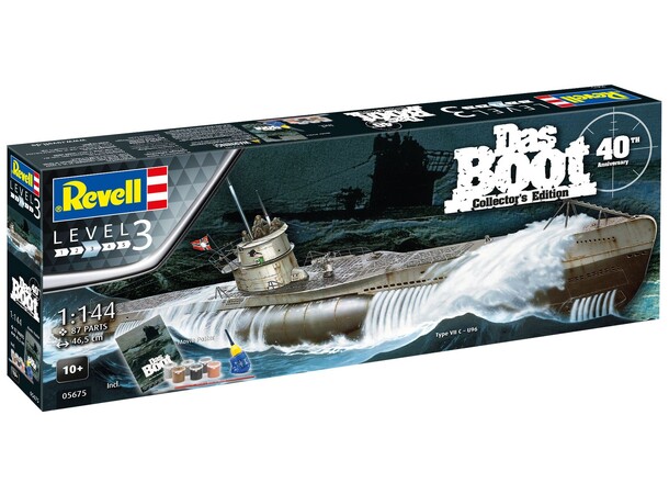 Das Boot Collectors Edition 40th Anniv. Revell 1:144 Byggsats 