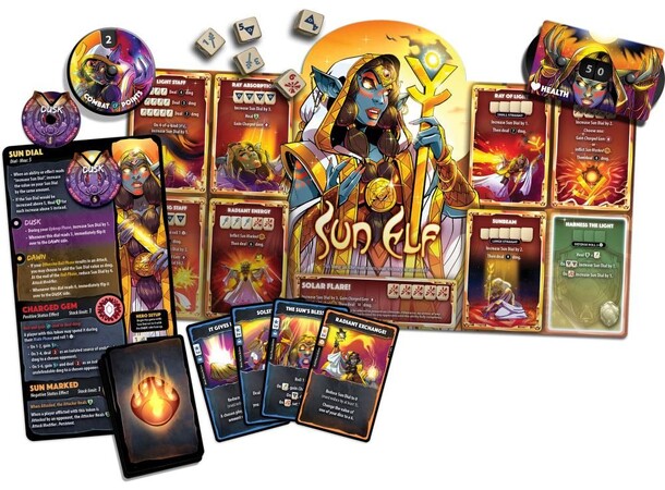 Dice Throne Sun Elf Hero Pack Expansion till Dice Throne 