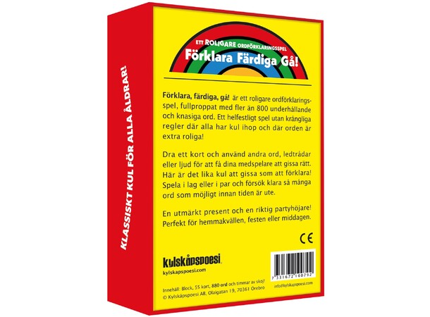 Förklara Färdiga Gå Partyspel Svensk utgåva 