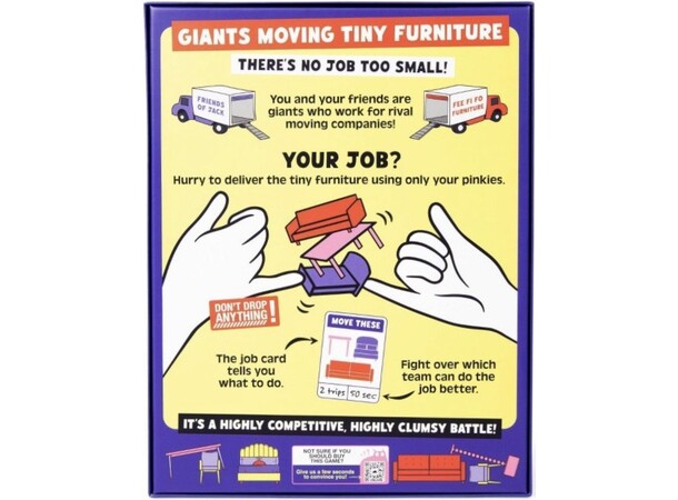 Giants Moving Tiny Furniture Brädspel 