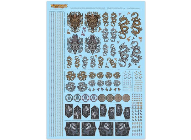 Grand Cathay Northern Provinces Transfer Sheet - Warhammer The Old World 