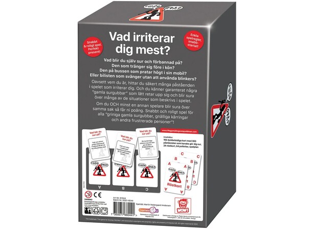 Griniga gamla surgubbar Partyspel Svensk utgåva 