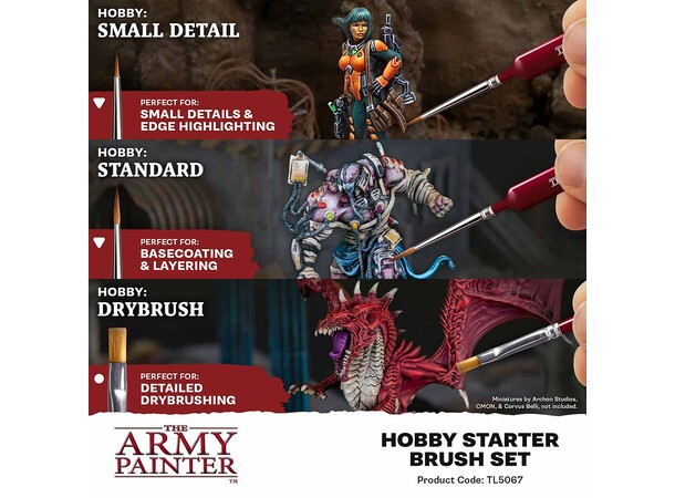 Hobby Starter Brush Set The Army Painter - 2025 