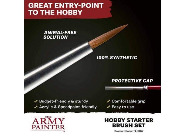 Hobby Starter Brush Set The Army Painter - 2025 