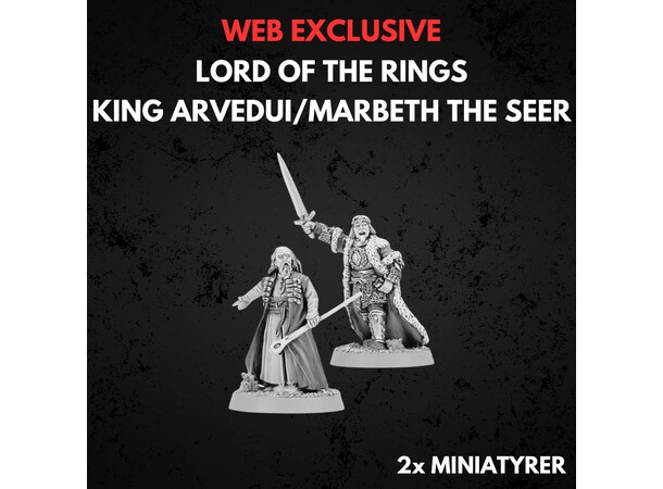 King Arvedui & Malbeth the Seer Middle-earth Strategy Battle Game 
