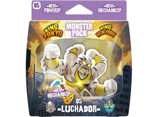 King of Tokyo Monster Pack Luchador Expansion till King of Tokyo/New York 