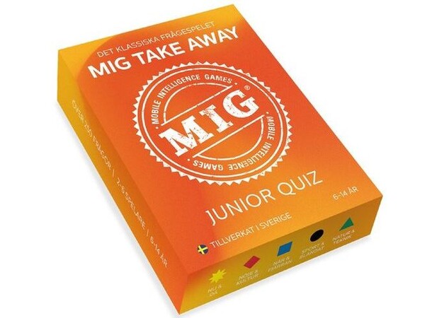 MIG Take Away Junior Quiz Frågespel Svensk utgåva 