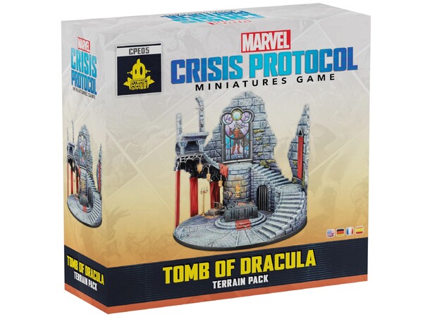 Marvel Crisis Protocol Tomb of Dracula Terrain Pack till Marvel Crisis Protocol 