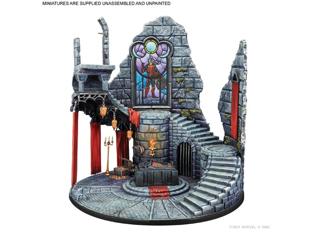 Marvel Crisis Protocol Tomb of Dracula Terrain Pack till Marvel Crisis Protocol 