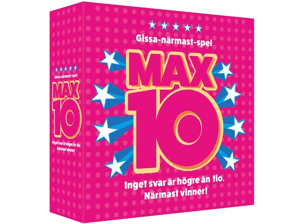Max 10 Partyspel Svensk utgåva 