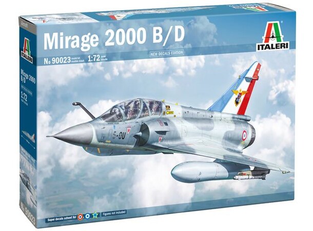 Mirage 2000 B/D Italeri 1:72 Byggsats 